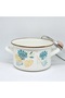 18-20-22 cm 1750-2.5 Liter-3.5 Liter Leaf Enamel Pot Set - 6