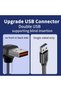كابل USB-C قصير بزاوية 90 درجة، سلك شحن سريع من النوع C مع نقل البيانات، متين وعملي - 6