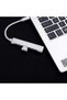 Type-C USB Hub 4-Port USB 2.0 Multiplexer Adapter Compatible with MacBook and Laptop, Aluminum Body, Plug and Play USB Replicator - 4