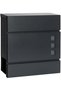 METRO CRUZ GRAPHITE MAILBOX