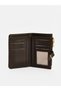 Özmarka New Season Brown Suede Look Women's Wallet - 4