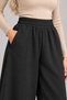Scuba Front-Seam Pockets, Elastic Waist, Non-See-Through Balloon Pants - 5