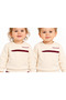 36110-26 Unisex Baby 3-Thread Ripped Ecru Sweatshirt and Dark Burgundy Sweatpants 2-Piece Set 6–24 Months - 4