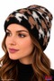 Women's Winter Soft Fuzzy Beanie Plush Textured Abstract Pattern Beanie Warm Keeping Autumn Winter Hat
