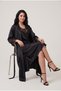 Women's Lace Detailed Nightgown Set with Dressing Gown - 4