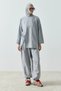 Elva Slit T-Shirt Gray - 5