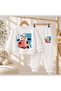 Team Sweatshirt with Cow Eye Print for Girls and Boys, Crew Neck