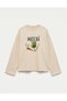 Oversize 100% Cotton 3 Thread Sweatshirt - Matcha