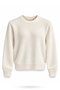 Ecru Crew Neck Cashmere Sweater