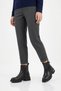 Hulemer Side Rubber Buckle Genuine Leather Women's Classic Daily Boots Black Skin - 5
