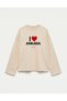 Oversize 100% Cotton 3 Thread Sweatshirt - I <3 Ankara