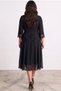 Women's Lace Detailed Chiffon Skirted Crepe Midi Evening Dress 36-50 Size 2840 - 5