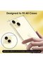 3 in 1 Screen Protector for iPhone 15 Plus, Front and Back Tempered Glass Screen Protector, Camera L - 5