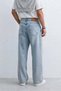 Men's Baggy Fit Jean Trousers - Ice Blue - 3