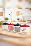 Enamel Bakraç 22 cm 5 Liter Flower Model Milk and Yogurt Pot with Lid and Wooden Handle - 4
