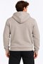 Men's 3 Thread Zipper Hooded Zip-Up Sweat Jacket Winter Soft Inside with Bone-Like Texture - 4