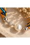New Style Women's Scarf Necklace with Pearl and Stone Details and Magnets - 3