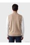 Rmz Gi̇yi̇m Farkiyla Standard Fit College Roba Collar Men's Knitwear Vest - 3