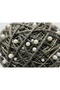 Anthracite Smoked Pearl Knitting Yarn - Luxury Evening Dress Bag and Shawl Yarn - 2