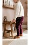 Girl's Velvet Ribbed Tights
