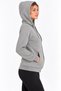 Women's 3-Thread Zipper Hooded Cargo Pocket Full-Zip Sweat Jacket Winter Soft and Comfortable - 3