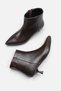 Vi̇sta Women's Short Heeled Pointed Toe Boots A012-K35 - 6