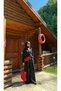 Women's Stone Detailed Collar Buttoned Oversize Double Suit Tunic with Chest Pockets and Trousers - 2