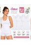 Özten 6-Piece Women's 100% Cotton Ribbed Fabric Wide Strap Athlete Set