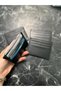 Slim Horizontal Model Black Basic Card Holder 6 Compartments Gift Wallet & Card Holder - 2
