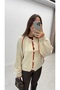 Cardigan with Stitching Detail - 3
