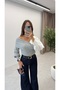 Knitwear Sweater with Collar Shirt Detail