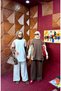 Women's Shawl Patterned Garnished Color Block Oversize Double Set - 2