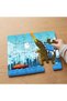 24 Piece Wooden Children's Puzzle with Fire-Breathing Godzilla Design