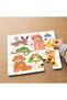 24 Piece Wooden Children's Puzzle with Cute Pets Design