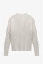 Ecru Hair Knitted Snap Cardigan - 5