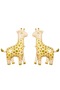 2 Year Old Safari Concept Birthday Balloon Decoration Set 100 Pieces with Giraffe Figure Gold Green Cream - 3