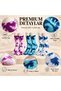 Unisex Batik Patterned Socks Set of 3 Cotton Colorful Long Socks Seamless Breathable Sports Socks Daily Wear - 3