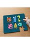 24 Piece Wooden Children's Puzzle with Tiny Different Monsters Design