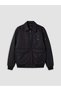 Black Relax Fit Men's Puffer Jacket - 6