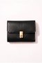 Milda Model Women's Wallet, Gold Color Lockable Multi-Compartment Card Holder Wallet