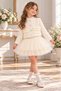 Liva Girls' Tweed 3-Piece Set Jacket Shirt Skirt