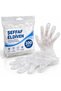 100-Pack Disposable Transparent Food Gloves – Hygienic Gloves for Burgers, Wings, Meat, and Fast Food