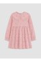 Pink Peter Pan Collar Polka Dot Girls' Dress