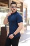 Men's Nurse Collar Short Sleeve T-Shirt - 2