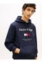 Men's Brand Logo Sweatshirt in Navy Blue, Suitable for Daily Use - 2
