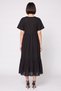 Women Embroidered Maxi Dress, Black - 4
