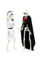 16" Skeleton Couple Decorations, Scary Skeleton Bride and Groom Full Body Realistic Human Bones with Posable Joints Plastic Skeleton(Bride)
