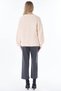 Zero Collar Knitwear Sweater Powder - 5
