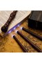 4PCS Light Up Magic Wizard Wand with Sound Effect, Illuminating Toy Wand for Kids, Party Costume Cosplay Accessory Halloween Favors (Brown) - 7