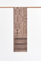 Ethnic Pattern Lyocell Shawl Dark Mink